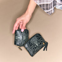 Porte-monnaie Bob en cuir nappa - Noir