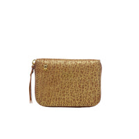 Porte-monnaie Bob en cuir - Or Antique