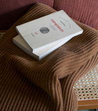 Plaid Baci en laine - Marron