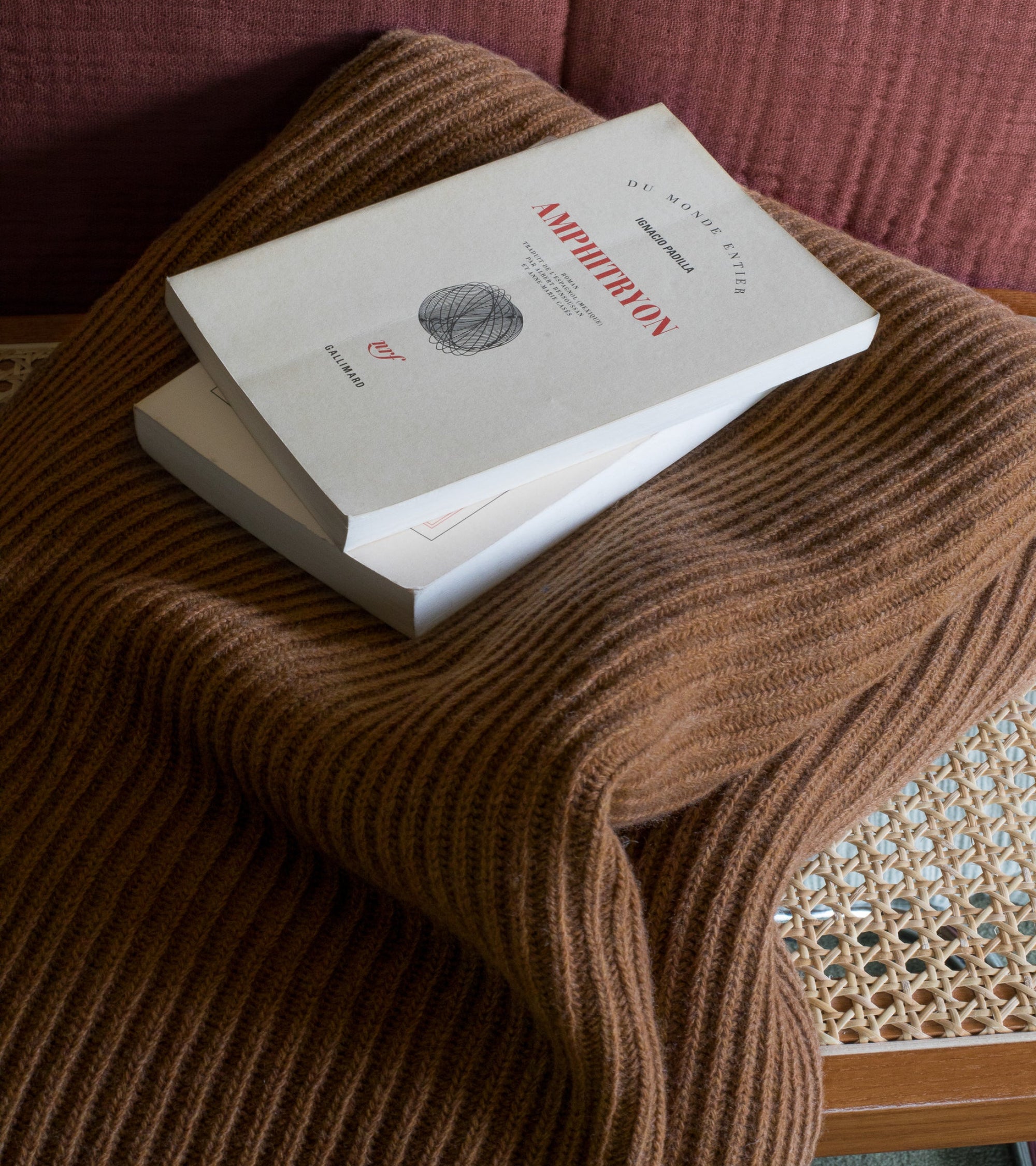 Plaid Baci en laine - Marron