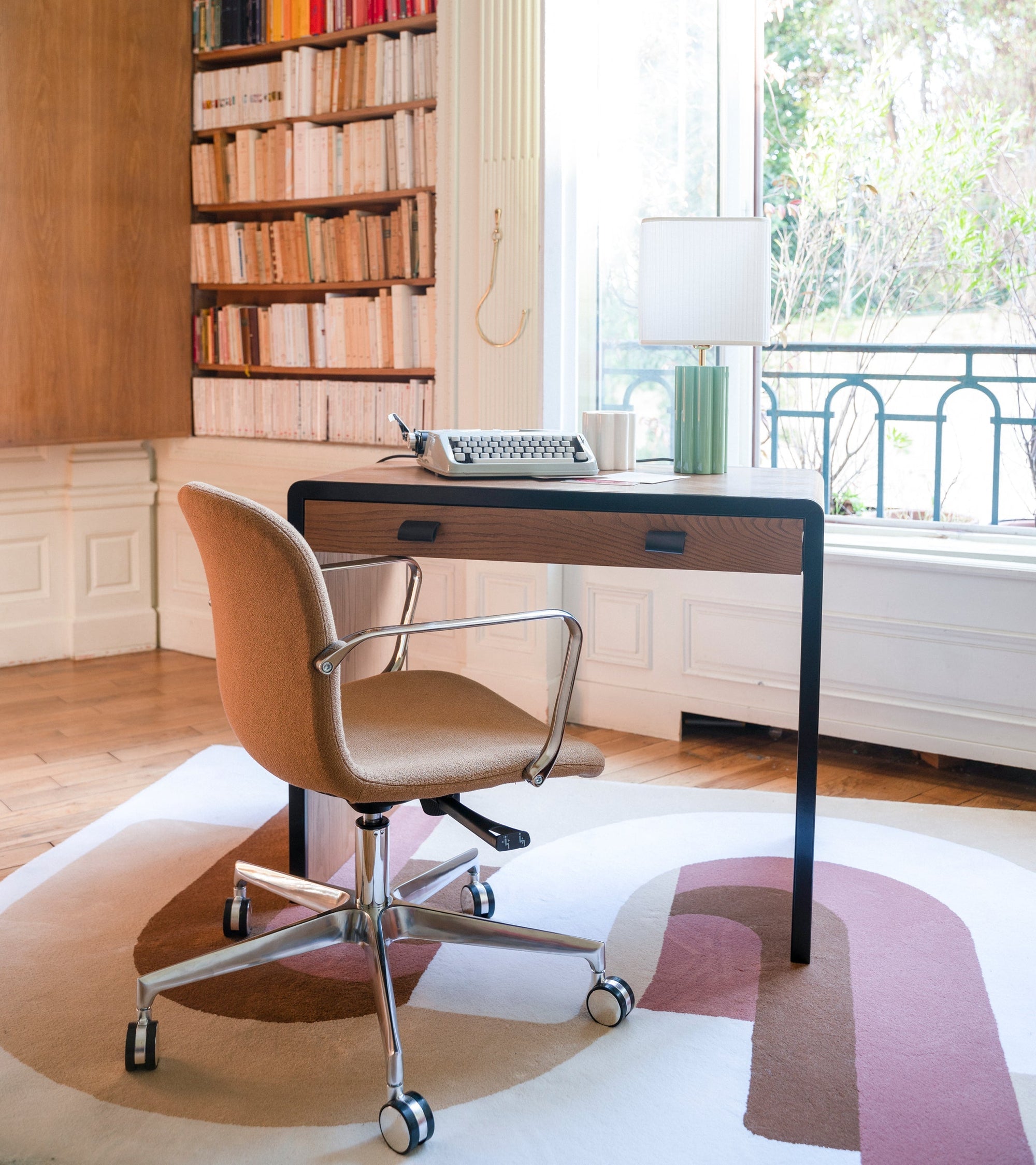 Tapis Roma 300x400 en laine - Beige rosé