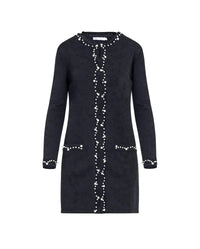 Cardigan Prima orné de perles - Black