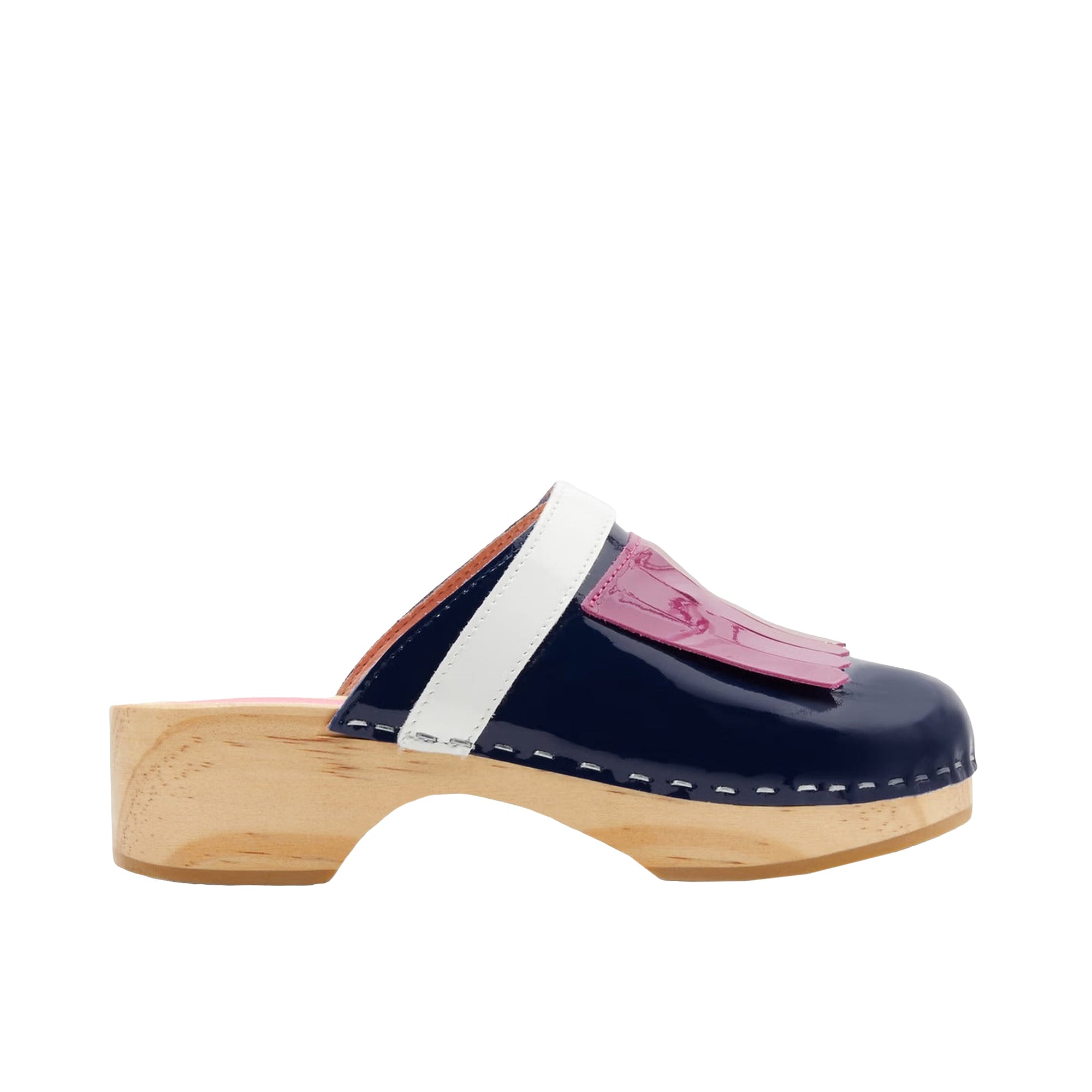 96 QTY / BLEU/MULTICO CHAUSSURES CUIR CHARLOTTE