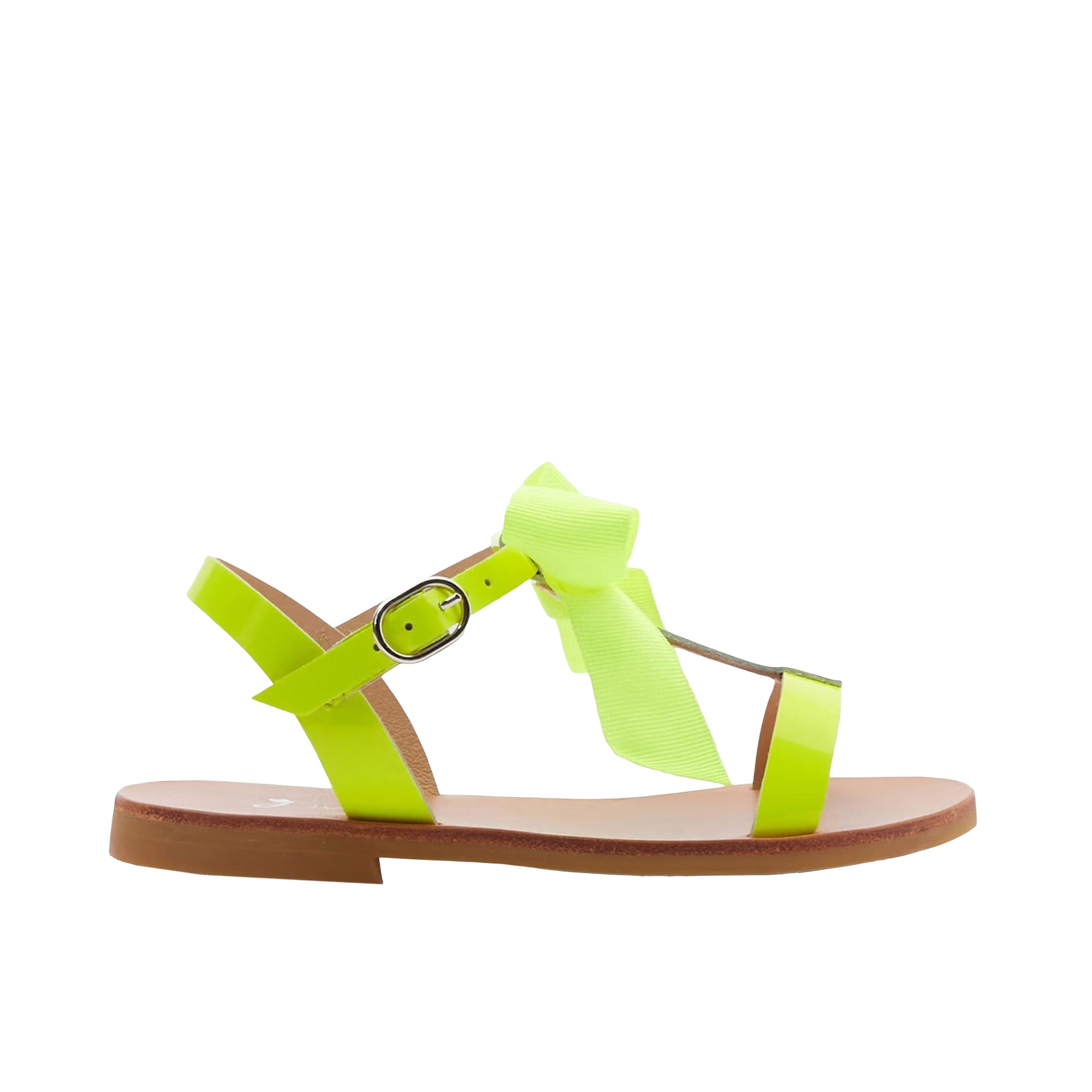22 QTY / JAUNE FLUO CHAUSSURES CUIR MARQUISE