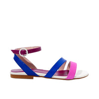 94 QTY / BLEU/MULTICO CHAUSSURES CUIR CASTECIA
