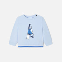 34 QTY / BLEU CLAIR  PAP SWEAT LIANE