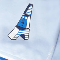 34 QTY / BLEU CLAIR  PAP SWEAT LIANE