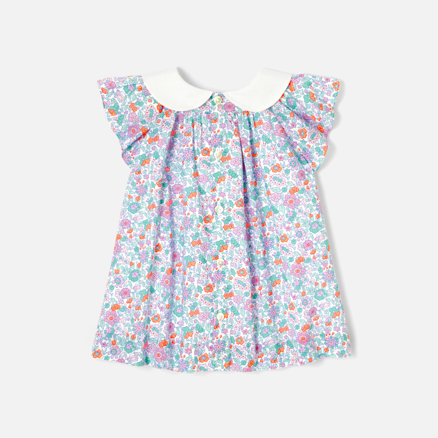 1 QTY / BLANC/MULTICO PAP ROBE CORA