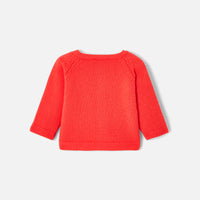 219 QTY / ORANGE FLUO PAP GILET / CARDIGAN CITROUILLE