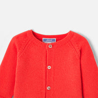 219 QTY / ORANGE FLUO PAP GILET / CARDIGAN CITROUILLE