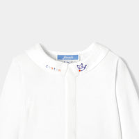 1 QTY / BLANC JACADI PAP BODY DE DESSUS CHATON