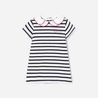 0 QTY / BLANC/MARINE PAP ROBE BIBA