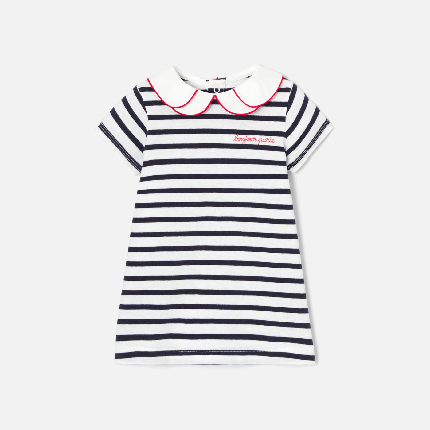 0 QTY / BLANC/MARINE PAP ROBE BIBA