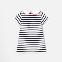 0 QTY / BLANC/MARINE PAP ROBE BIBA
