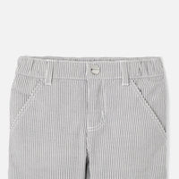0 QTY / BLANC/GRIS PAP PANTALON CIKOLA