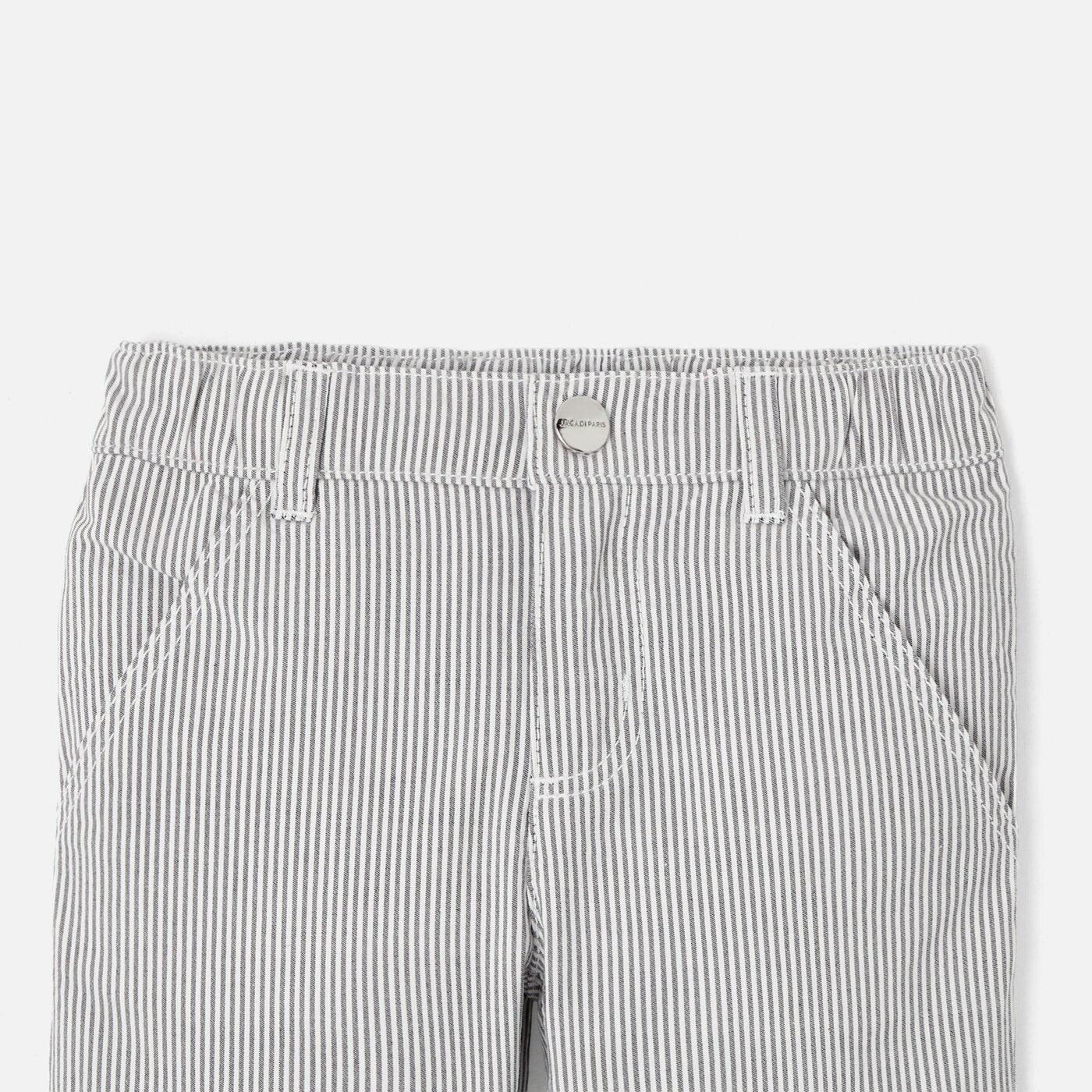 0 QTY / BLANC/GRIS PAP PANTALON CIKOLA
