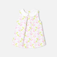 52 QTY / BLANC/MULTICO PAP ROBE CASTILLE