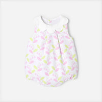 1 QTY / BLANC/MULTICO PAP COMBINAISON/ BLOOMER CAMELIE