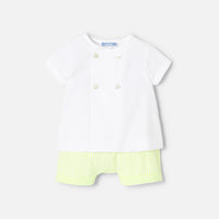 34 QTY / BLANC/MULTICO PAP ENSEMBLE CERCEAU