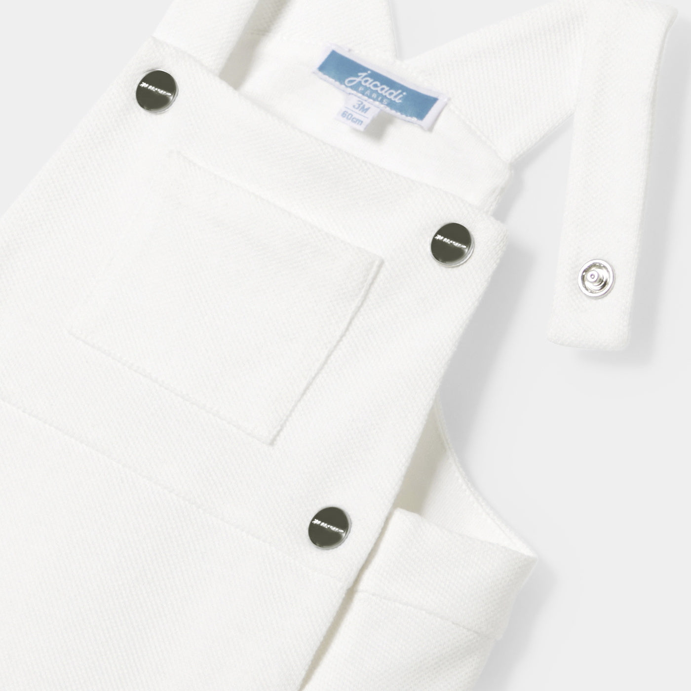 2 QTY / BLANC JACADI PAP COMBINAISON/ BLOOMER CYMBALE