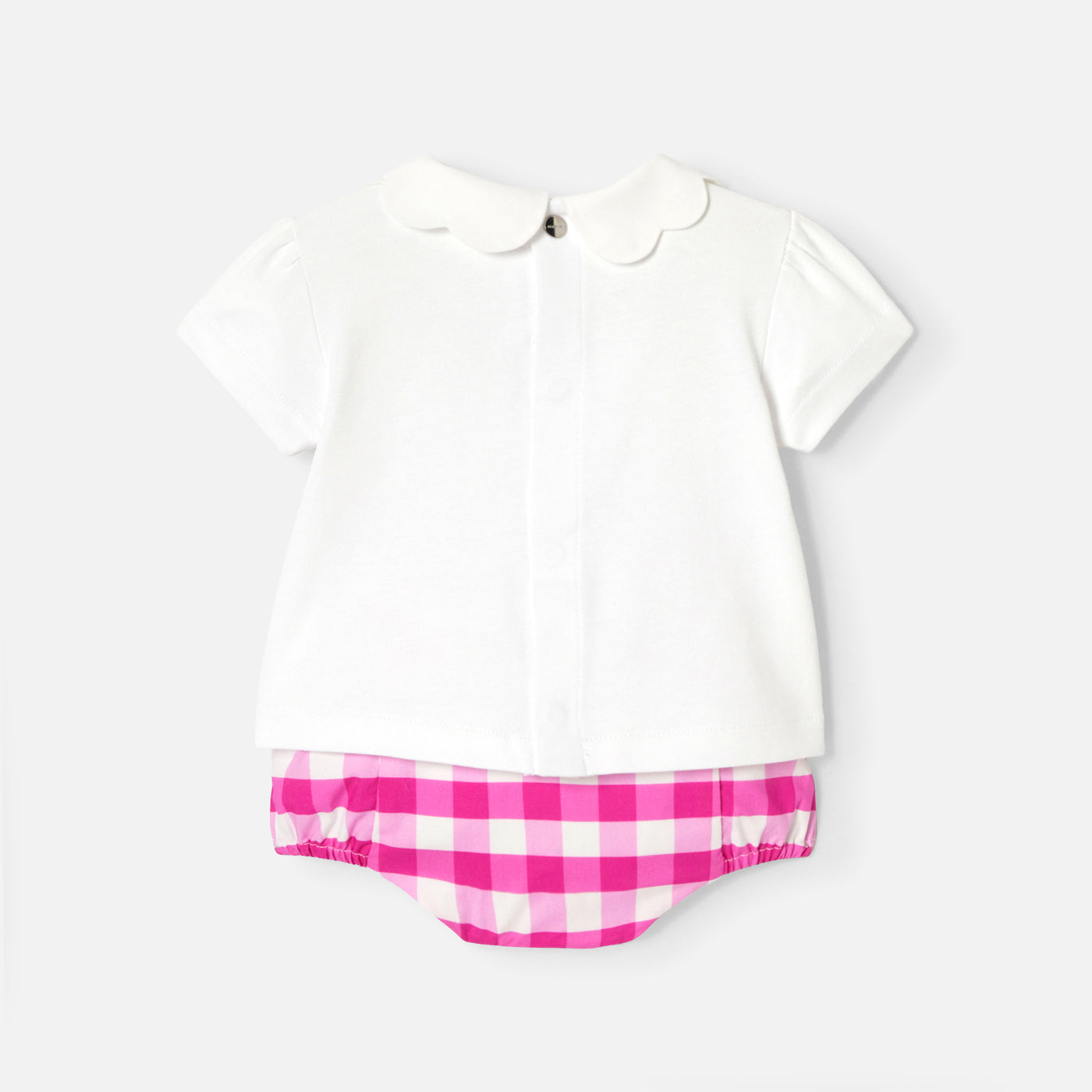 142 QTY / BLANC/ROSE PAP ENSEMBLE CYLIA