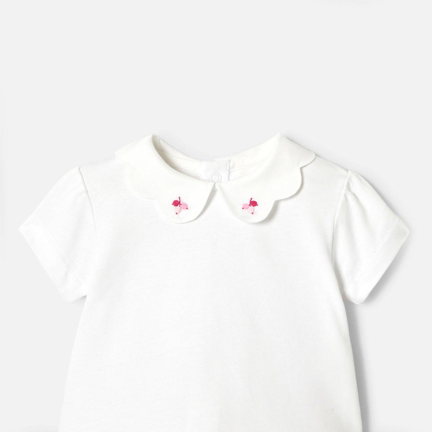 142 QTY / BLANC/ROSE PAP ENSEMBLE CYLIA