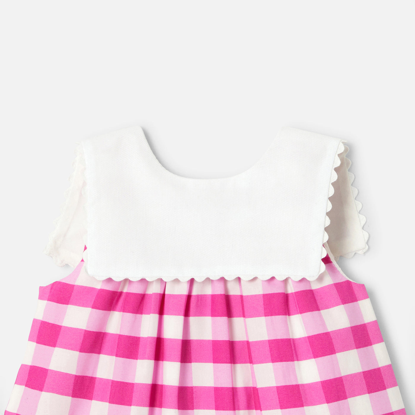 41 QTY / BLANC/ROSE PAP ROBE COURBETTE
