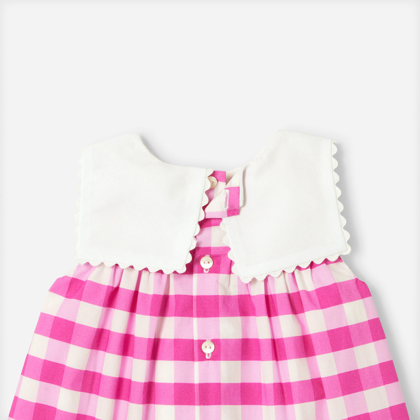 41 QTY / BLANC/ROSE PAP ROBE COURBETTE