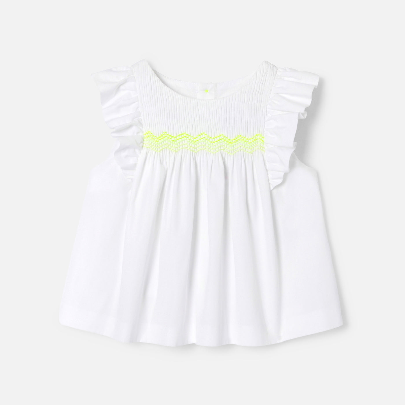 0 QTY / BLANC JACADI PAP TUNIQUE / BLOUSE CALYSSA