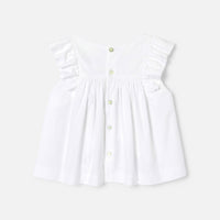 0 QTY / BLANC JACADI PAP TUNIQUE / BLOUSE CALYSSA