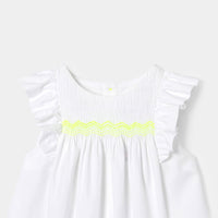 0 QTY / BLANC JACADI PAP TUNIQUE / BLOUSE CALYSSA