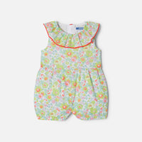 0 QTY / BLANC/MULTICO PAP COMBINAISON/ BLOOMER CALLIGRAMME