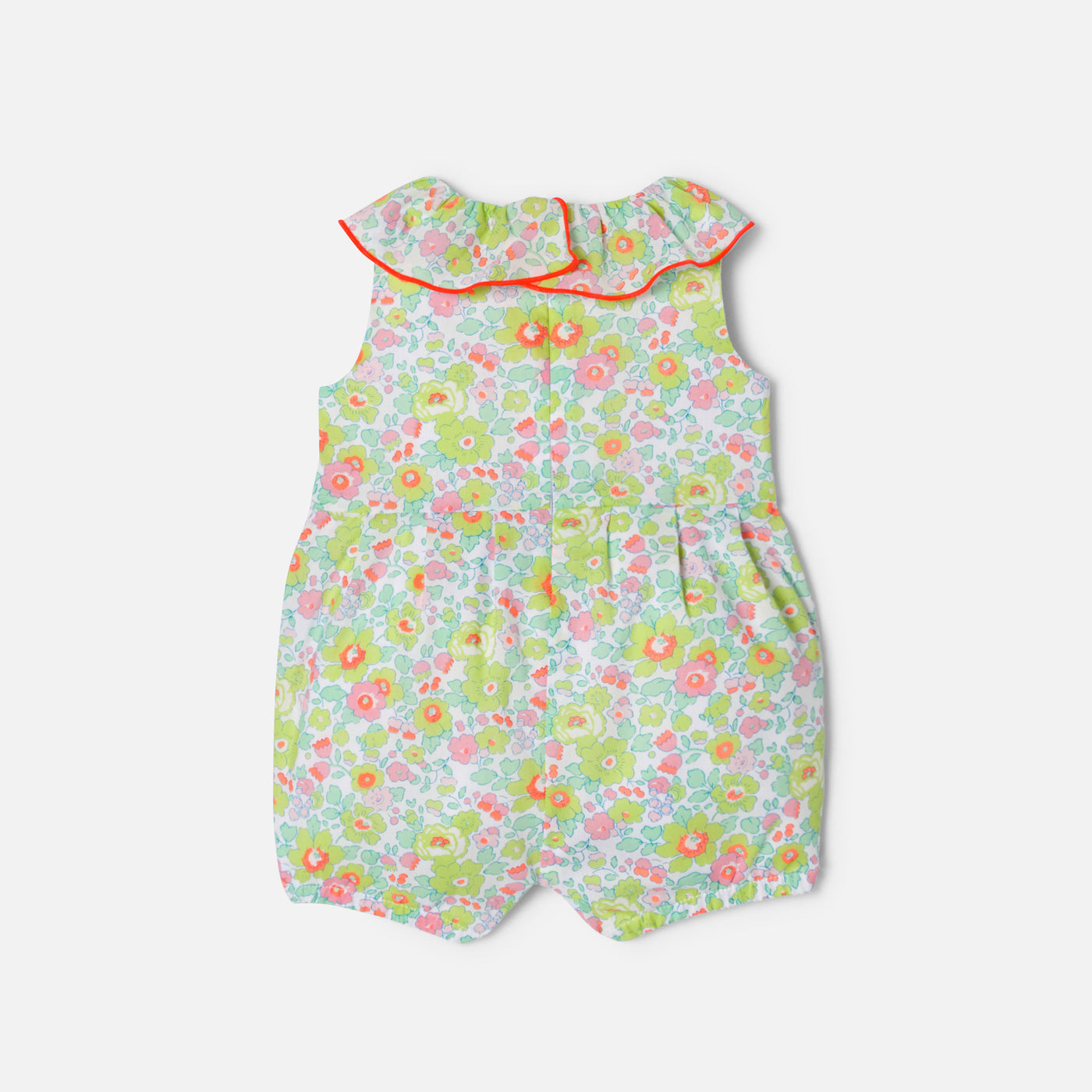 0 QTY / BLANC/MULTICO PAP COMBINAISON/ BLOOMER CALLIGRAMME