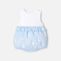 279 QTY / BLANC/MULTICO PAP COMBINAISON/ BLOOMER COPELIA