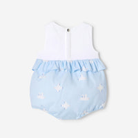 279 QTY / BLANC/MULTICO PAP COMBINAISON/ BLOOMER COPELIA
