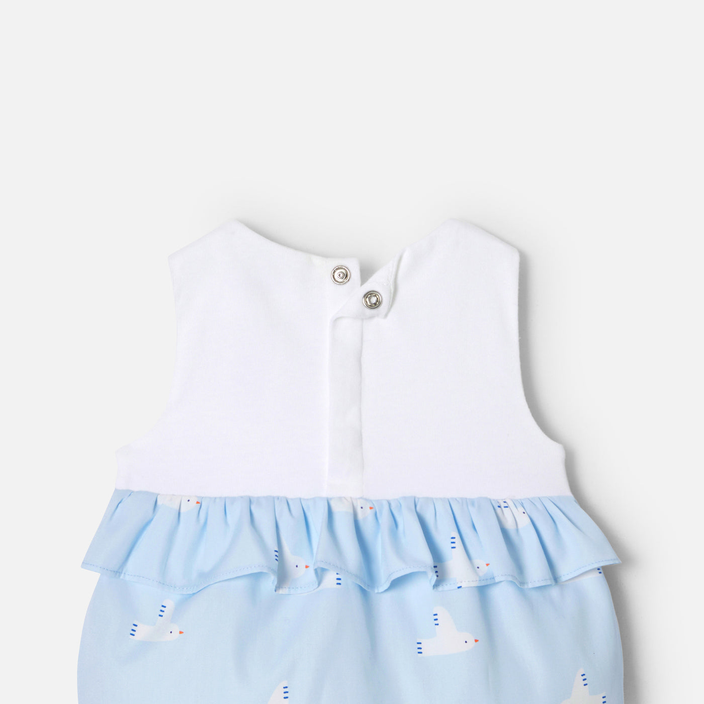 279 QTY / BLANC/MULTICO PAP COMBINAISON/ BLOOMER COPELIA