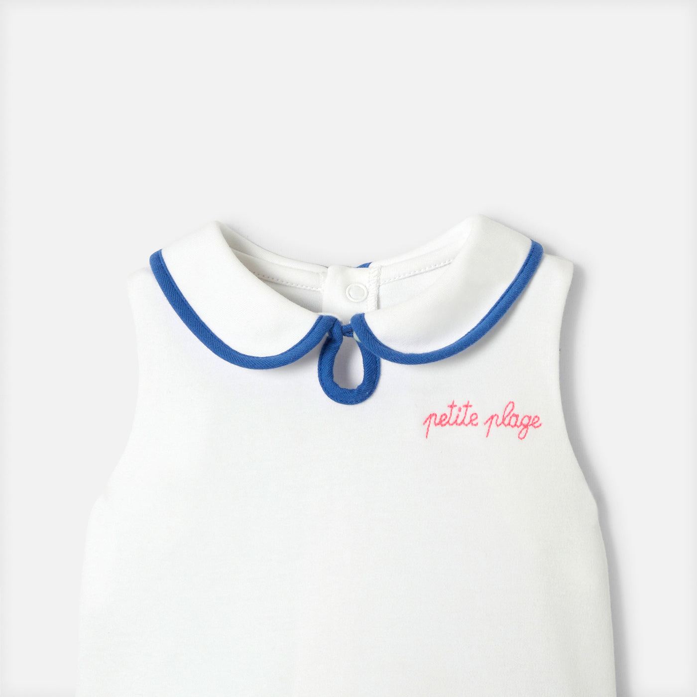 1 QTY / BLANC/MULTICO PAP ENSEMBLE CASSIOPEE