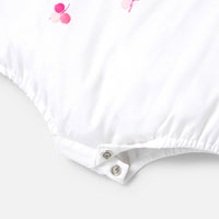 1 QTY / BLANC/MULTICO PAP COMBINAISON/ BLOOMER COQUILLAGE