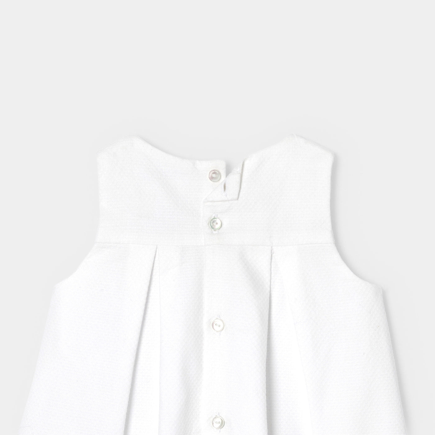 3 QTY / BLANC JACADI PAP ROBE CORAIL