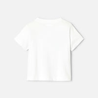 15 QTY / BLANC JACADI PAP TEE-SHIRT COSSE