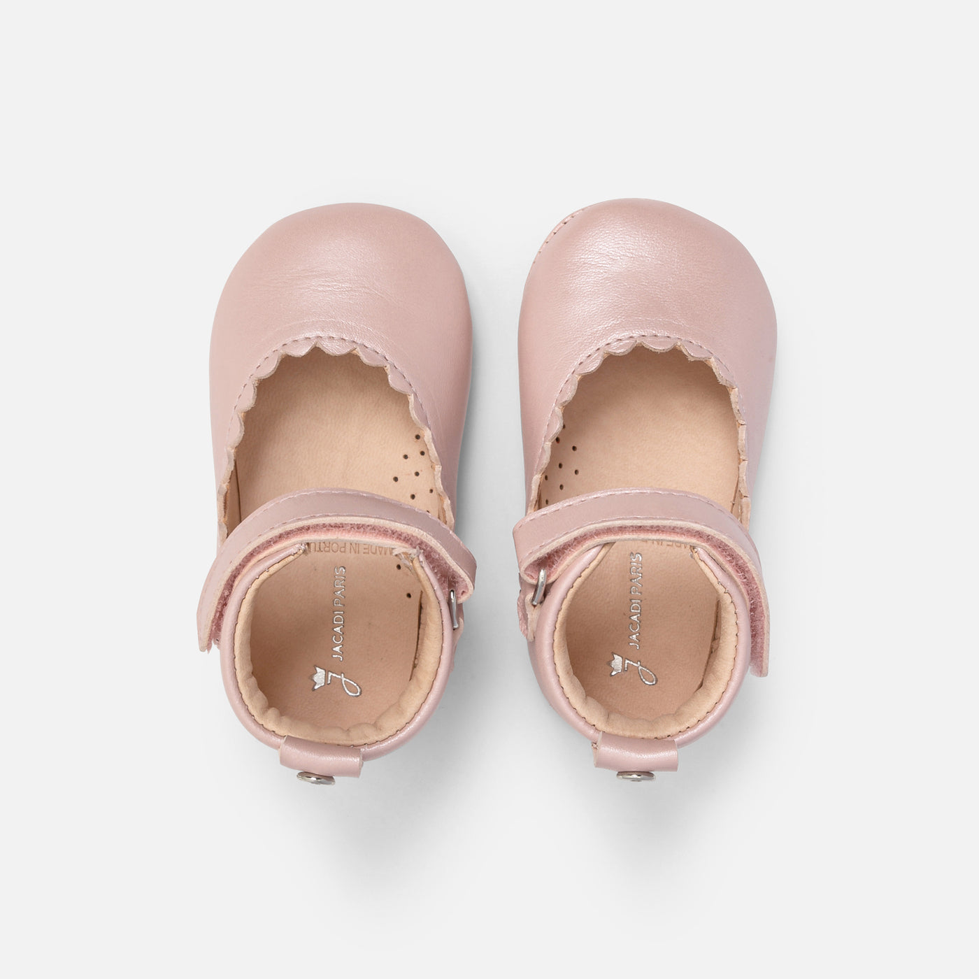 10 QTY / ROSE PALE  CHAUSSURES TOILE ALYSSA