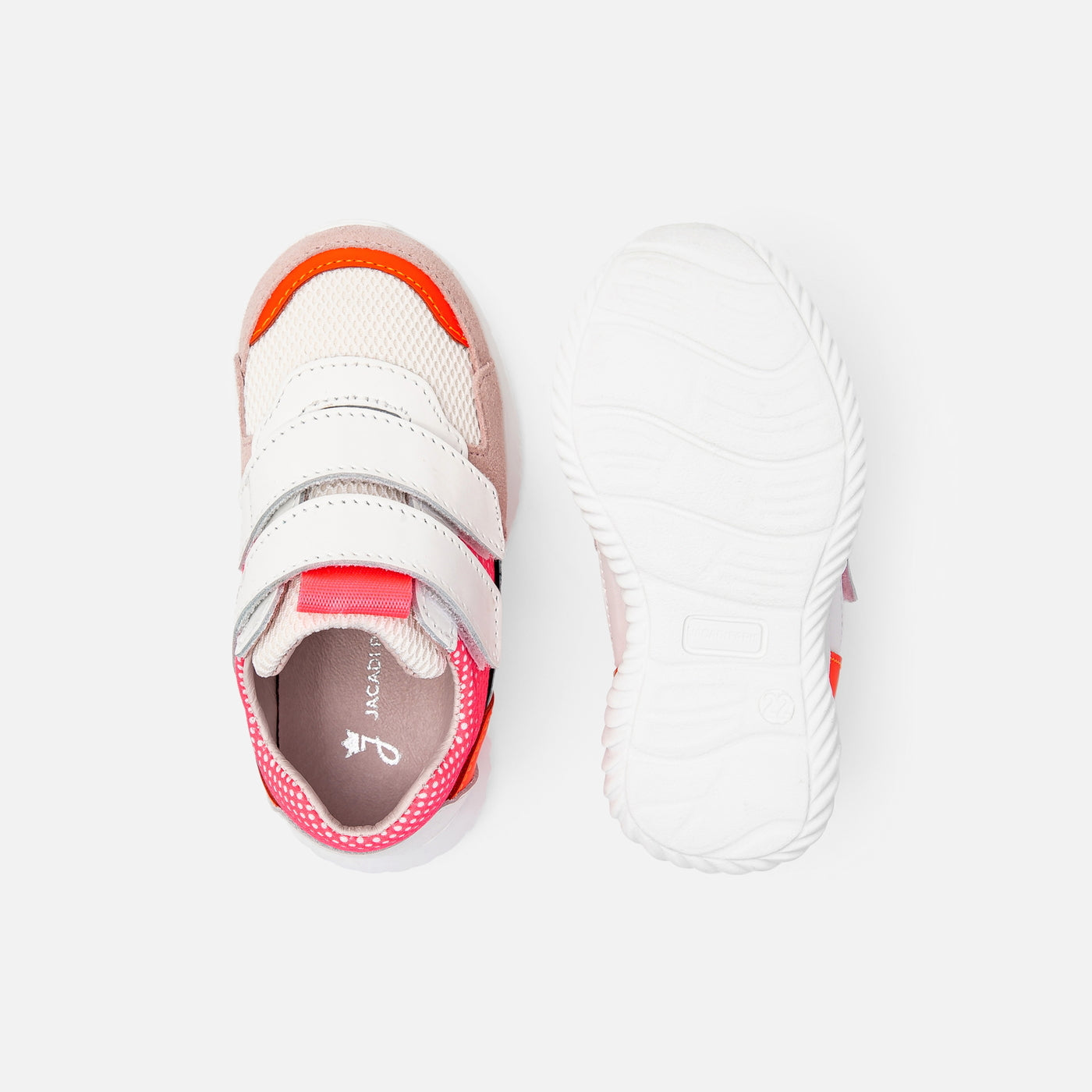 1 QTY / BLANC/MULTICO CHAUSSURES CUIR CLUB BIS BB