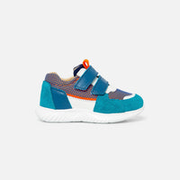 1 QTY / BLEU/MULTICO CHAUSSURES CUIR CLUB BB