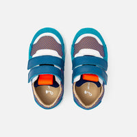 1 QTY / BLEU/MULTICO CHAUSSURES CUIR CLUB BB