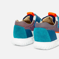 1 QTY / BLEU/MULTICO CHAUSSURES CUIR CLUB BB