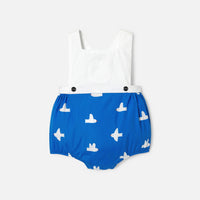 589 QTY / BLANC/MULTICO PAP COMBINAISON/ BLOOMER COREN