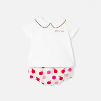 566 QTY / BLANC/MULTICO PAP ENSEMBLE CACTUS