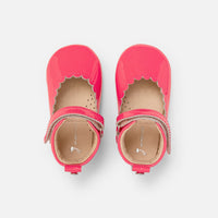 137 QTY / ROSE FLUO CHAUSSURES TOILE ALYSSA COL