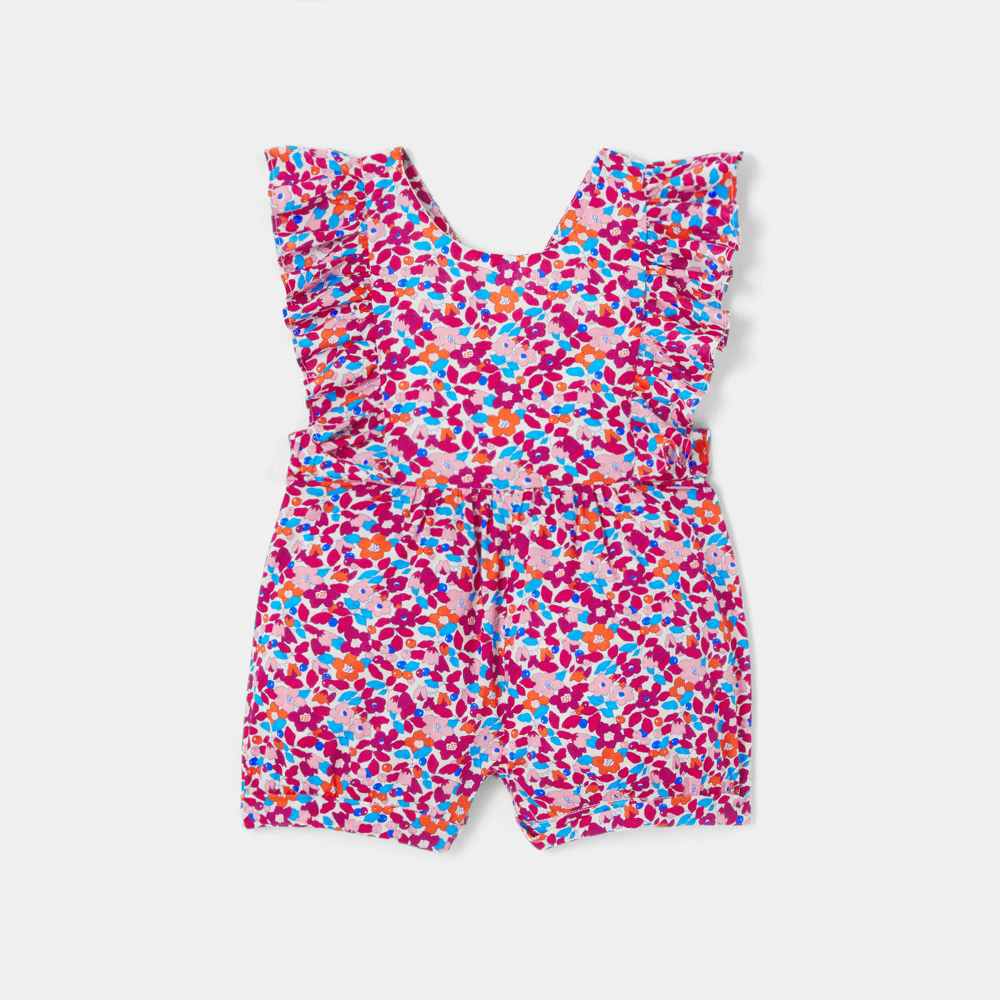 0 QTY / BLANC/MULTICO PAP COMBINAISON/ BLOOMER CURIELSPE