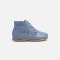 0 QTY / BLEU CHAUSSURES CUIR FRIMOUSSE COL